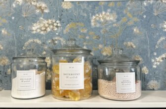 How To Build an Easy DIY Laundry Shelf Over Washer and Dryer | Thrifty Decor Chick