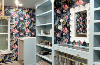 The Walk-In Closet Wallpaper Is Up!