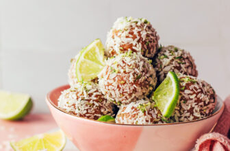 No-Bake Coconut Lime Energy Bites