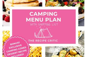Camping Menu Plan | The Recipe Critic