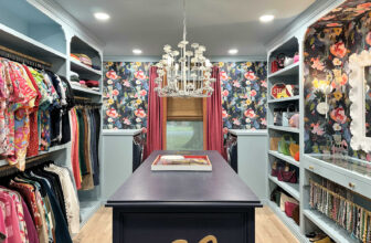 Adding Colorful Curtains To My Walk-In Closet Window