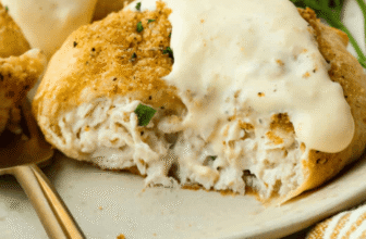 Chicken Pillows Recipe (Creamy Chicken Crescent Rolls)
