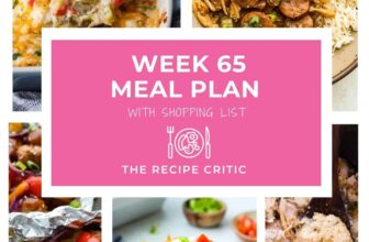 Weekly Meal Plan #65 | The Recipe Critic