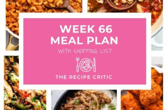 Weekly Meal Plan #66 | The Recipe Critic