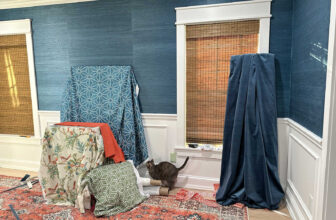 The Fabrics Arrived! (Foyer Bench Fabric, Bedroom Headboard Fabric)