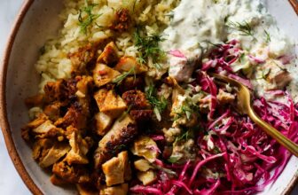 Trader Joe’s Chicken Shawarma with Lemon Rice Recipe