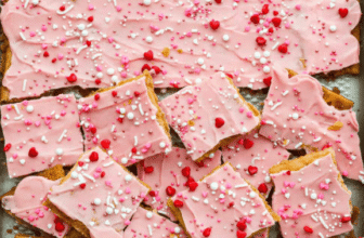 Valentine’s Day Crack (Sweet & Salty Toffee Candy)