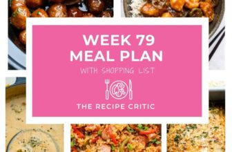 Easy Weekly Meal Plan for Busy Nights